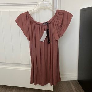 Cotton On flowy off the shoulder tee